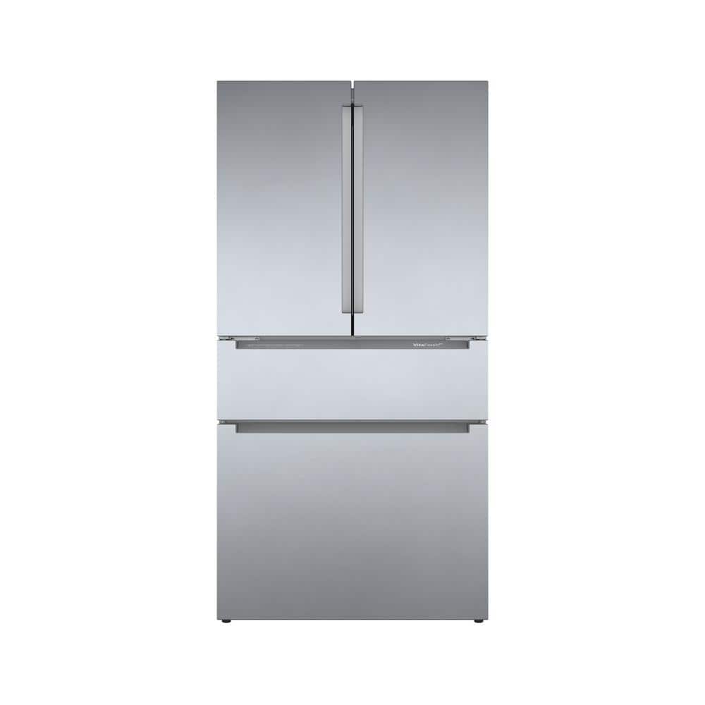 Bosch 800 Series 36 in 21 cu ft Smart Counter Depth French Door Recess