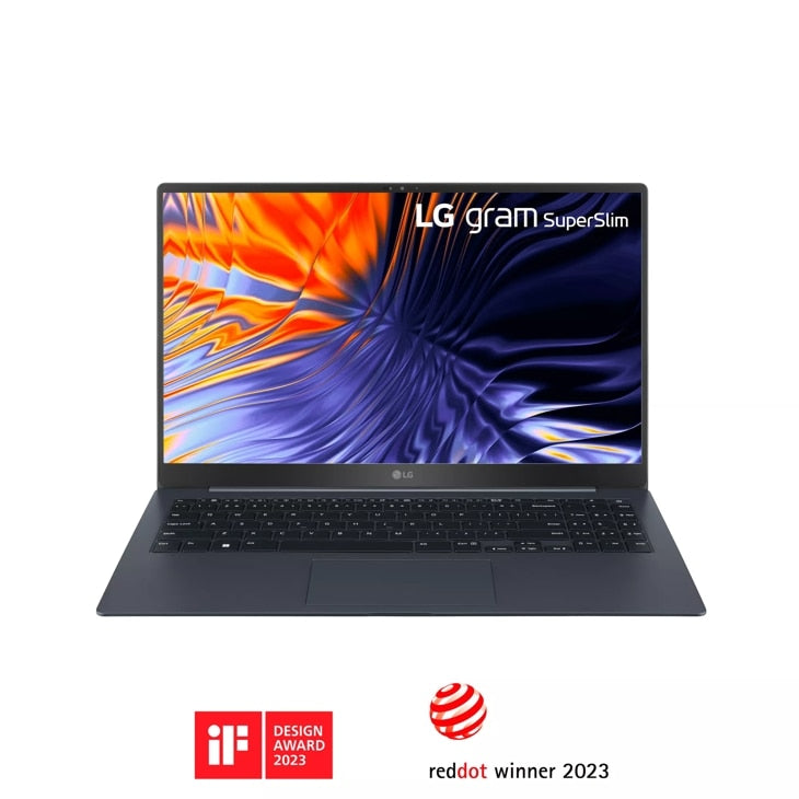 LG gram SuperSlim 15.6” OLED Laptop, Intel® 13th Gen Core® i7 Evo™ Platform, Windows 11 Home, 16GB RAM, 1TB SSD, Neptune Blue