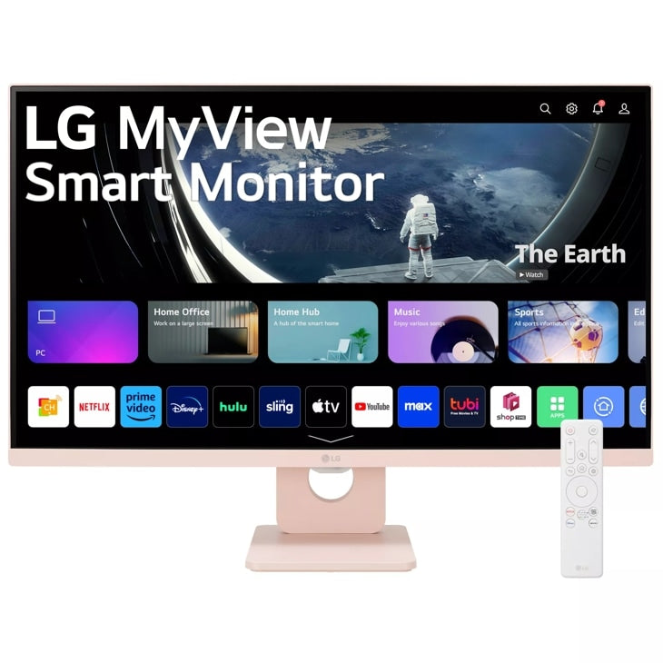 27" FHD IPS MyView Smart Monitor with webOS and Built-in Speakers