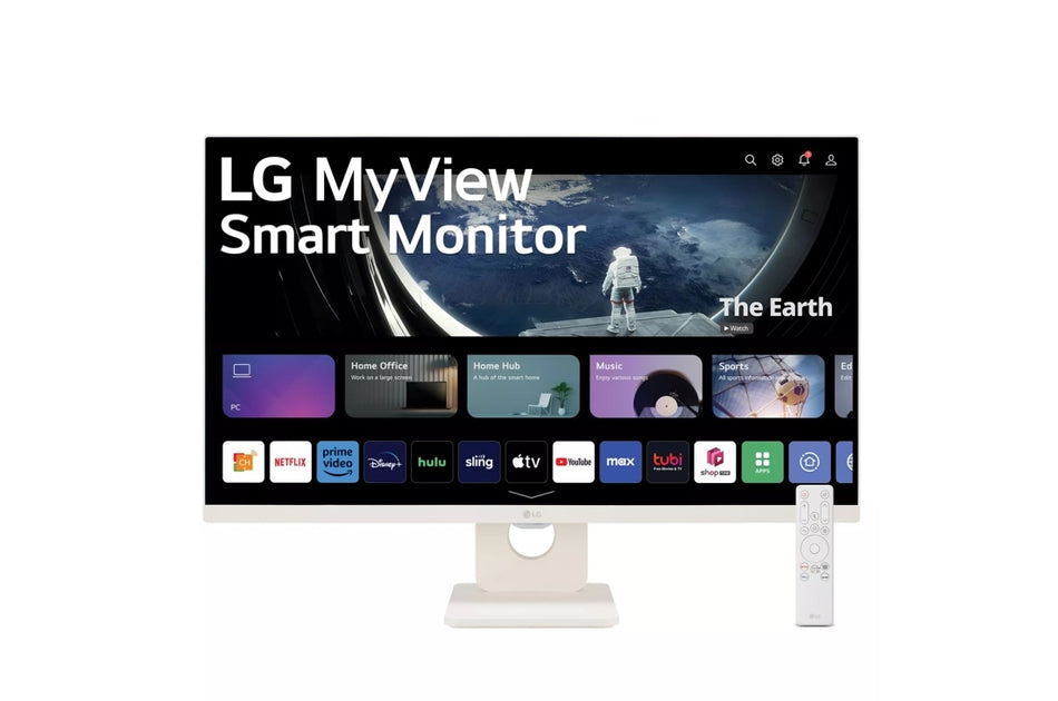 27" FHD IPS MyView Smart Monitor with webOS and Built-in Speakers