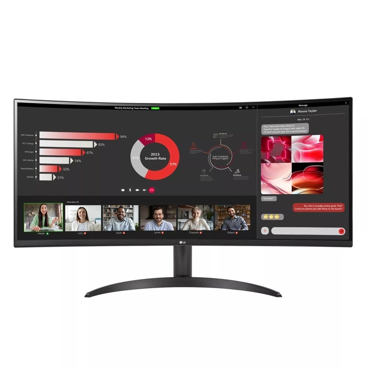 34" Curved UltraWide™ WQHD HDR 10 100Hz Monitor with AMD FreeSync™