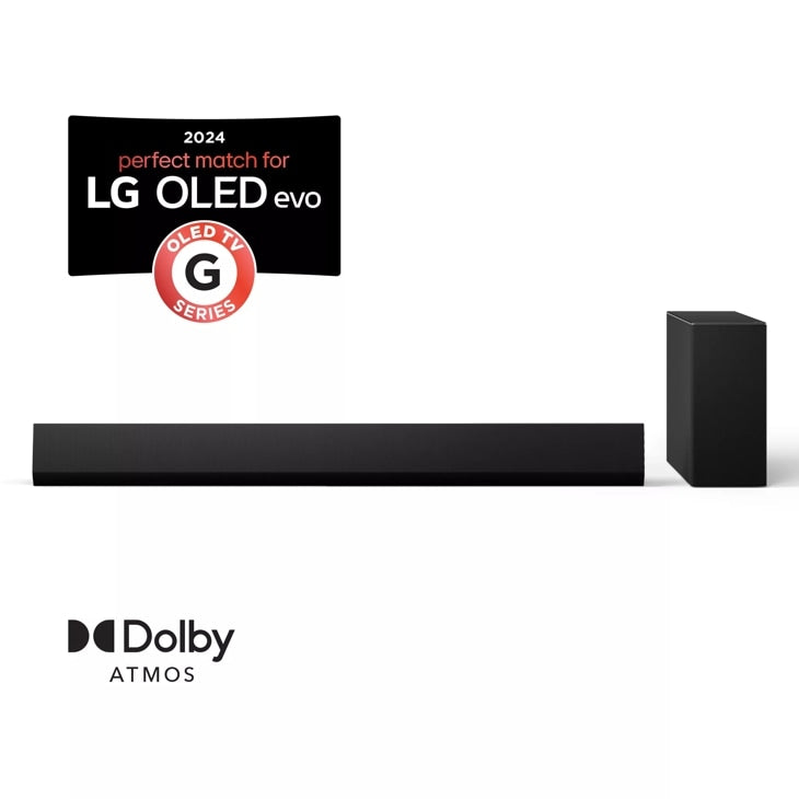 LG OLED G Series 3.1ch. Soundbar with Wireless Dolby Atmos®