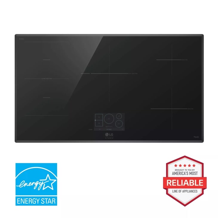 LG STUDIO 36” Induction Cooktop with 5 Burners and Flexible Cooking Zone