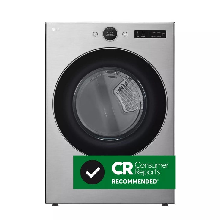 7.4 cu. ft. Ultra Large Capacity Smart Front Load Gas Dryer with Sensor Dry & Steam Technology