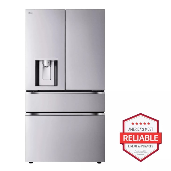 29 cu. ft. Smart Standard-Depth MAX™ 4-Door French Door Refrigerator with Full-Convert Drawer™
