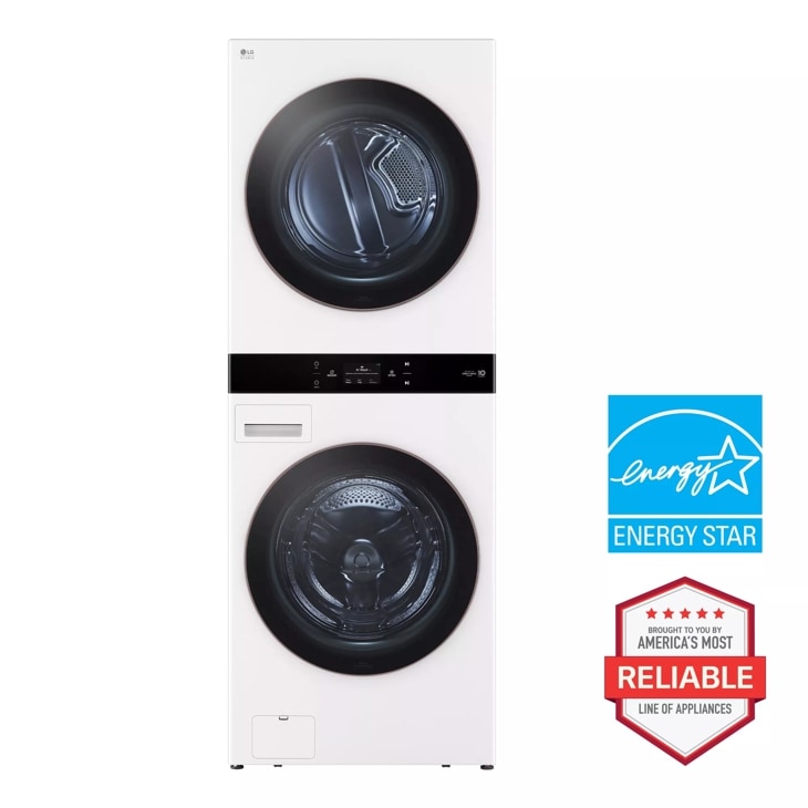 LG STUDIO WashTower™ Smart Front Load 5.0 cu. ft. Washer and 7.4 cu. ft. Gas Dryer with Center Control®