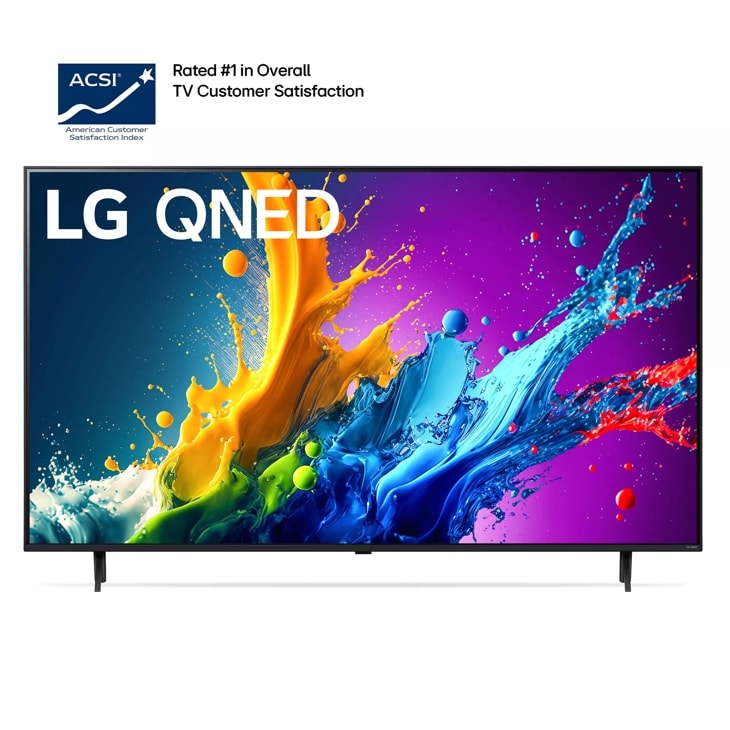 LG 65 Inch Class QNED80T Series 4K QNED TV with webOS 24