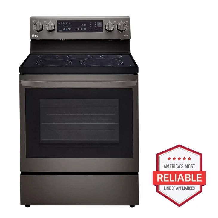 6.3 cu ft. Smart Wi-Fi Enabled True Convection  InstaView® Electric Range with Air Fry