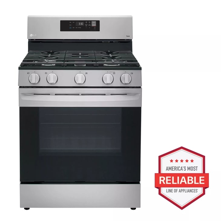 5.8 cu ft. Smart Wi-Fi Enabled Gas Range with EasyClean®