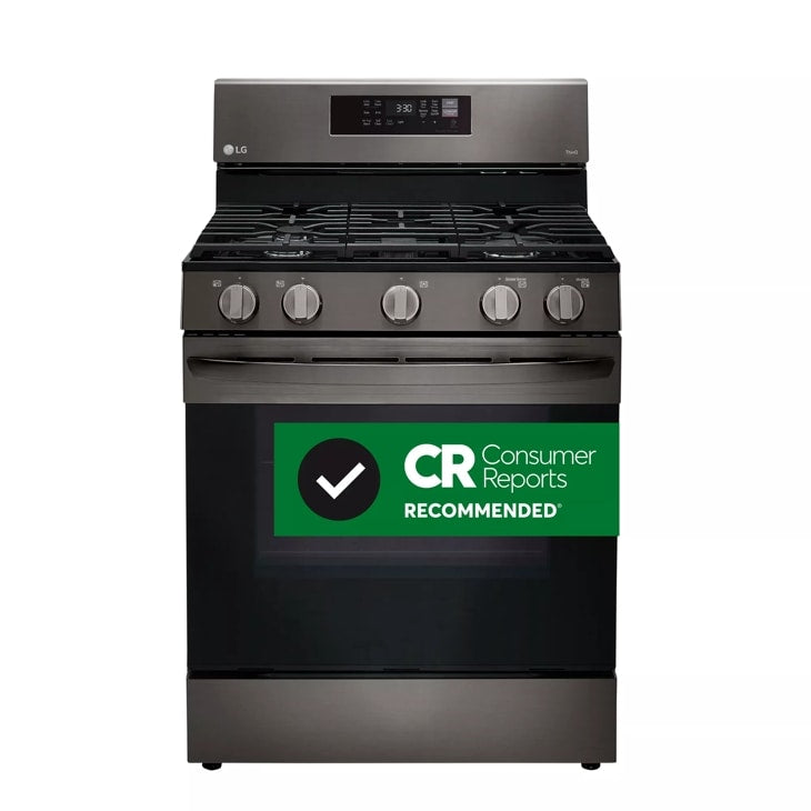 5.8 cu ft. Smart Wi-Fi Enabled Fan Convection Gas Range with Air Fry & EasyClean®