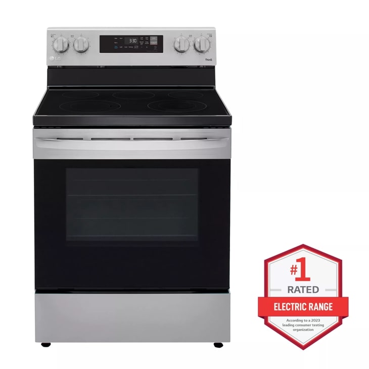 6.3 cu ft. Smart Wi-Fi Enabled Electric Range with EasyClean®