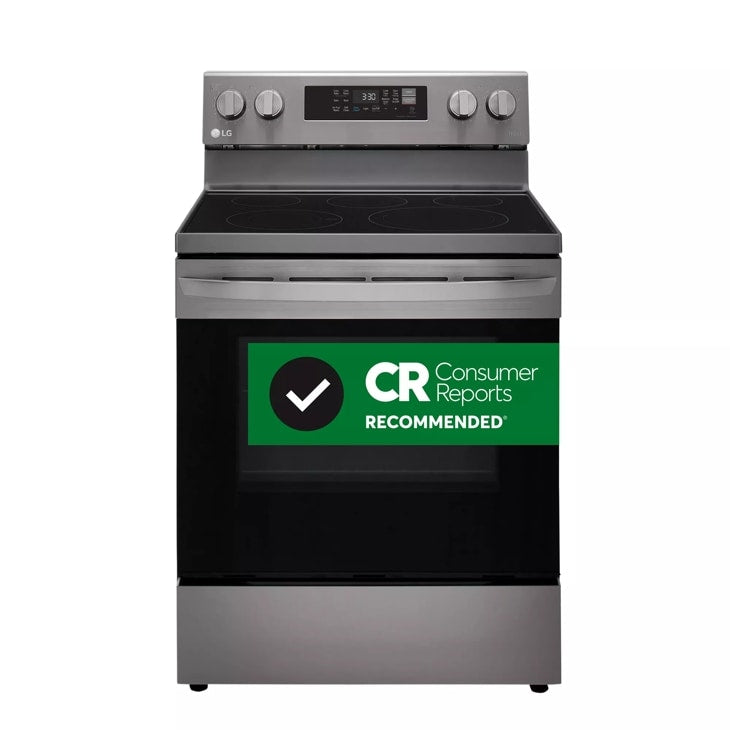 6.3 cu ft. Smart Wi-Fi Enabled Fan Convection Electric Range with Air Fry & EasyClean®