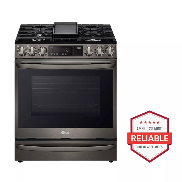 6.3 cu ft. Smart Wi-Fi Enabled ProBake Convection® InstaView™ Gas Slide-in Range with Air Fry