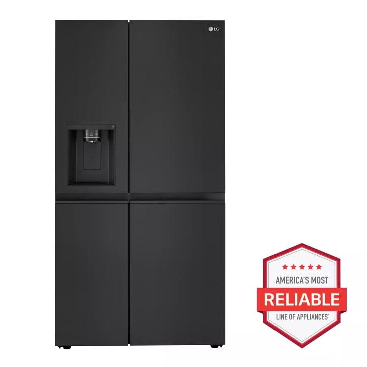 27 cu. ft. Side-by-Side Refrigerator with Smooth Touch Ice Dispenser