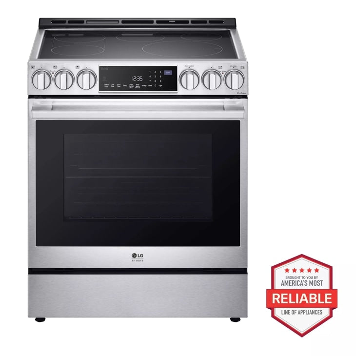 LG STUDIO 6.3 cu. ft. InstaView® Electric Slide-in Range with ProBake Convection® and Air Fry