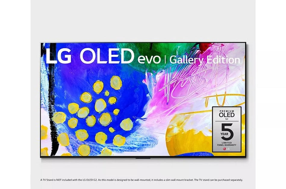 LG G2 77-inch OLED evo Gallery Edition TV w/AI ThinQ