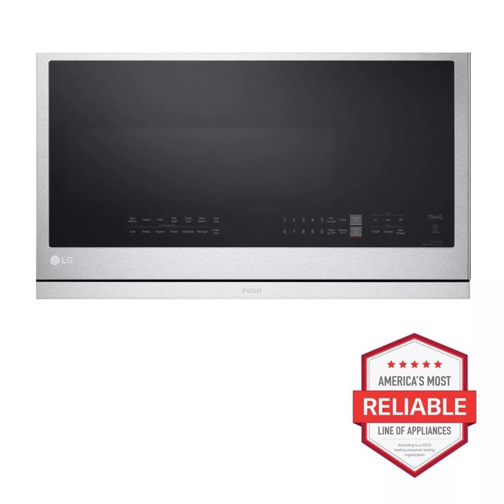 2.1 cu. ft. Smart Over-the-Range Microwave with ExtendaVent®2.0 & EasyClean®