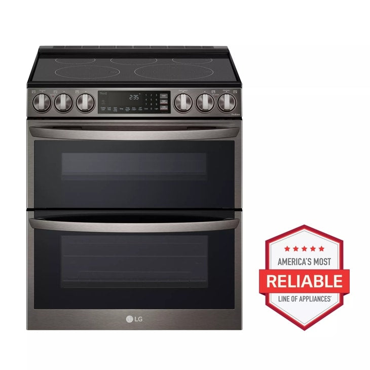 7.3 cu. ft. Smart Electric Double Oven Slide-in Range with InstaView®, ProBake® Convection, Air Fry, and Air Sous Vide