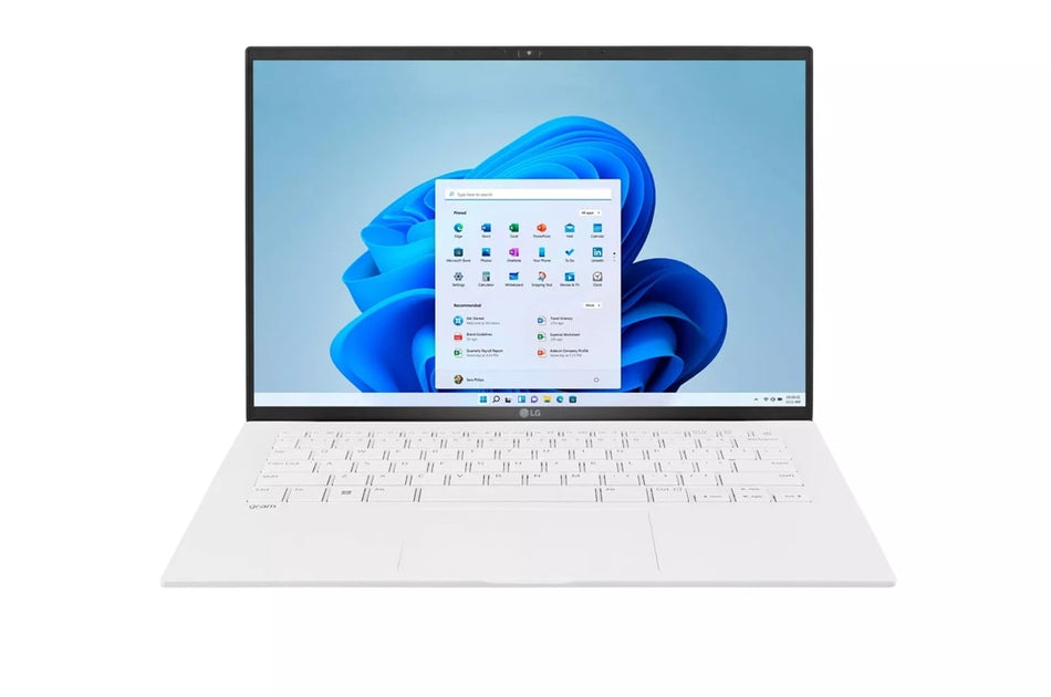 LG gram 14” Lightweight Laptop, Intel® 12th Gen Core® i3, Windows 11 Home, 8GB RAM, 256GB SSD, White