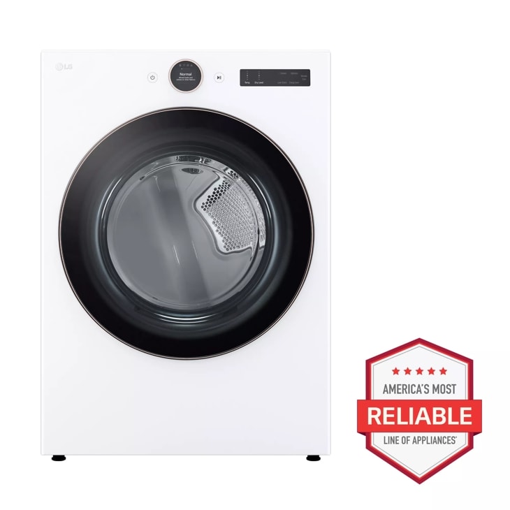 7.4 cu. ft. Smart Front Load Electric Dryer with AI Sensor Dry & TurboSteam™ Technology