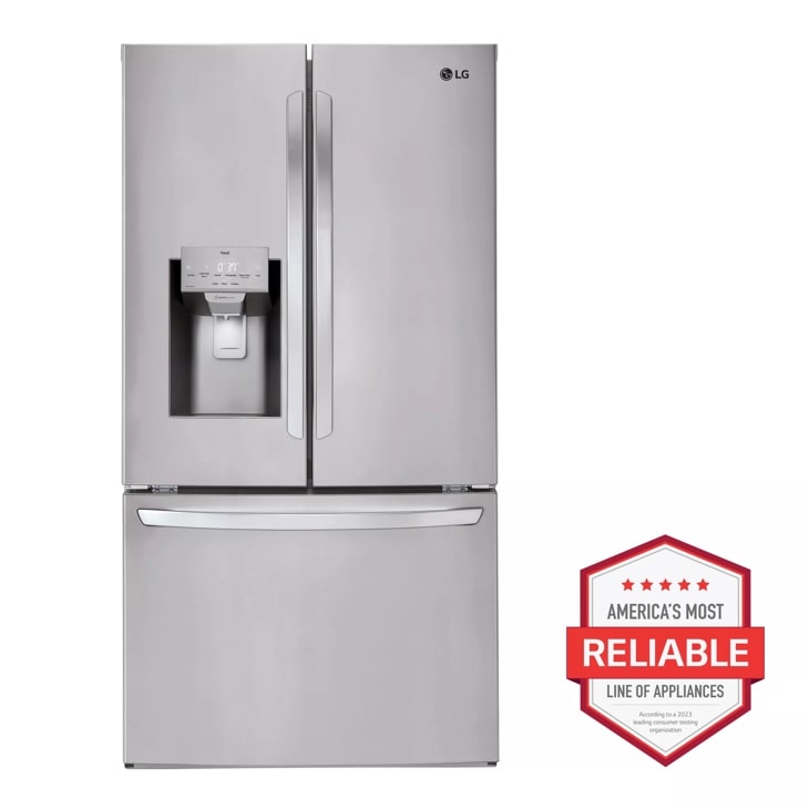 28 cu.ft 3 Door French Door, Standard Depth, Ice and Water with Single Ice