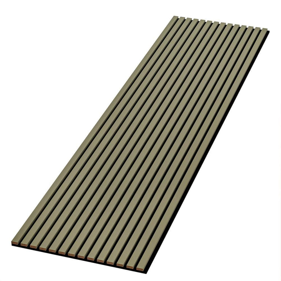 Ejoy 94 in. x 12.6 in. x 0.8 in. Acoustic Vinyl Wall Cladding Siding Board in Alamosa Green (Set of 2 piece)