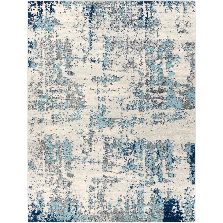 Artistic Weavers Yamikani Aqua 8 ft. x 10 ft. Abstract Distressed Abstract Area Rug