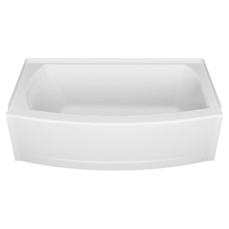 American Standard Ovation Curve 60 in. x 30 in. Soaking Bathtub with Right Hand Drain in Arctic White