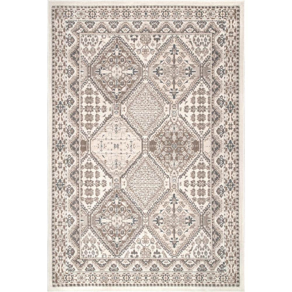 nuLOOM Vintage Tile Becca Beige 10 ft. x 14 ft. Area Rug