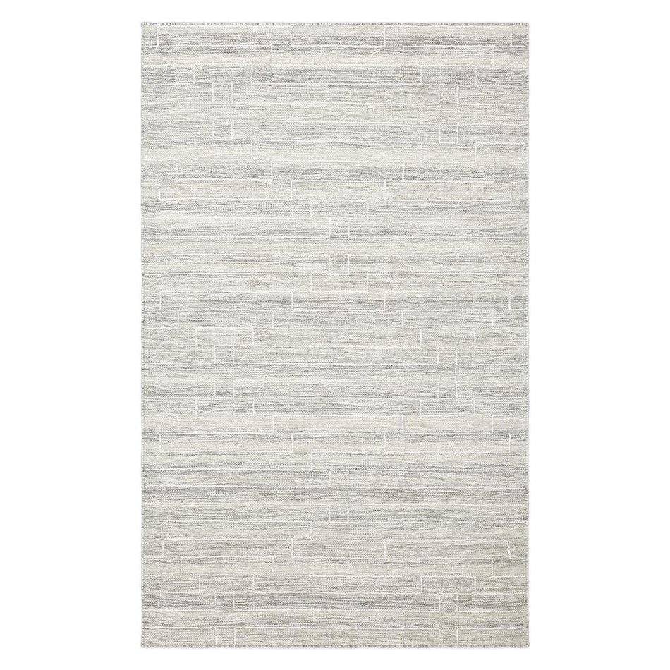 Solo Rugs Barry Contemporary Flatweave Beige 8 ft. x 10 ft. Hand Woven Area Rug