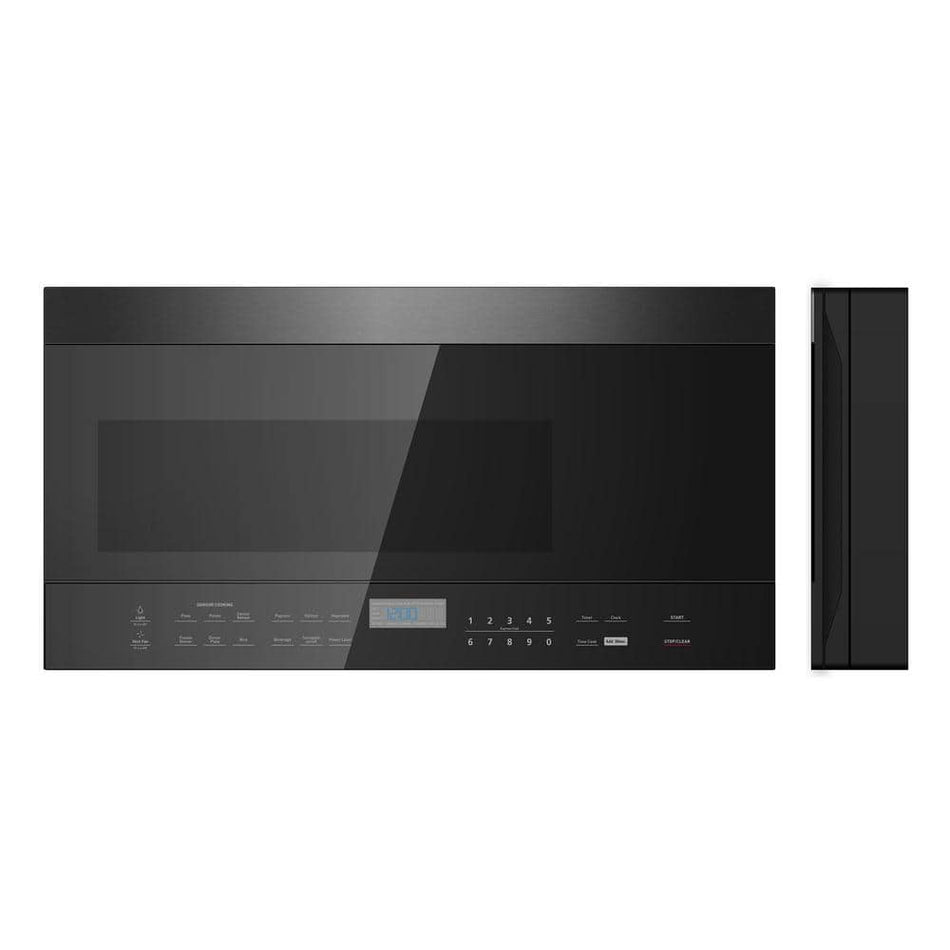 BLACK+DECKER 31.3 in. Width 1.6 cu. ft. 1000 Watt Over-the-Range Microwave in Black