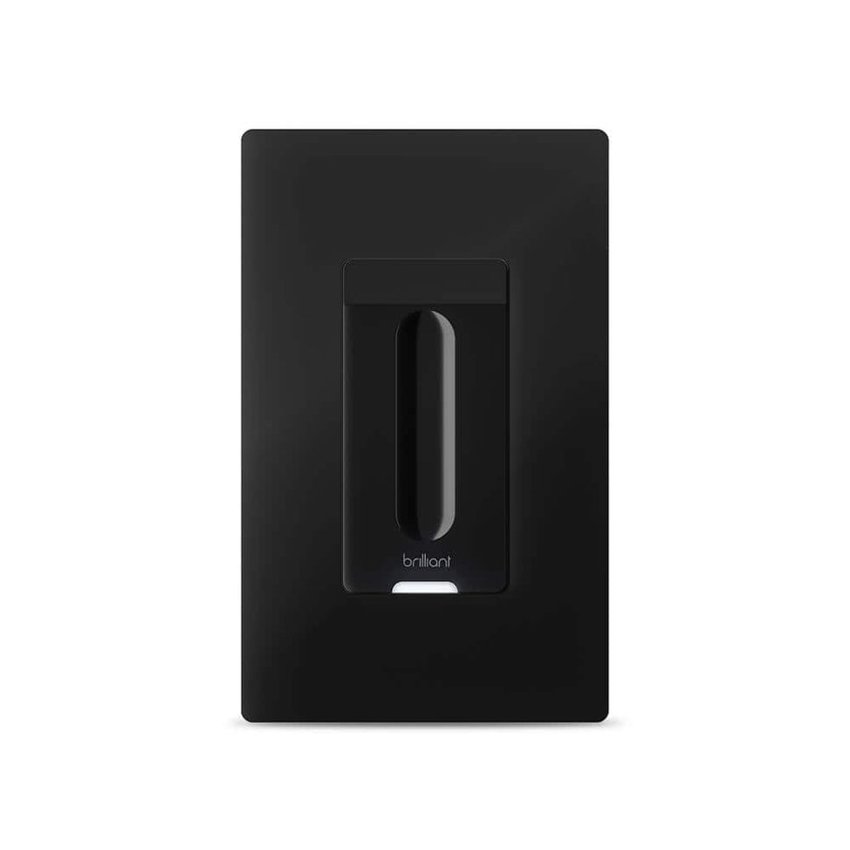 Brilliant Smart Dimmer Switch (Black) - Alexa, Google Assistant, Hue, LIFX, TP-Link, and more