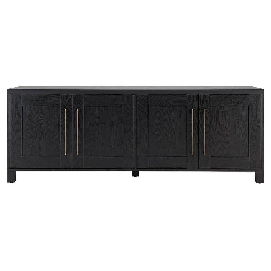 Meyer&Cross Chabot 68 in. Black Grain TV Stand Fits TV's up to 75 in.