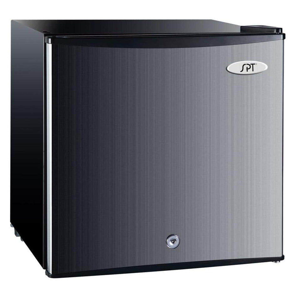 SPT 1.1 cu. ft. Upright Compact Freezer in Stainless Steel, ENERGY STAR