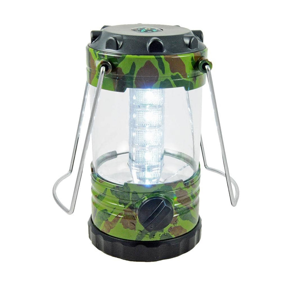 Blazing LEDz 12 LED Battery Operated Camo Lantern (2-Pack)