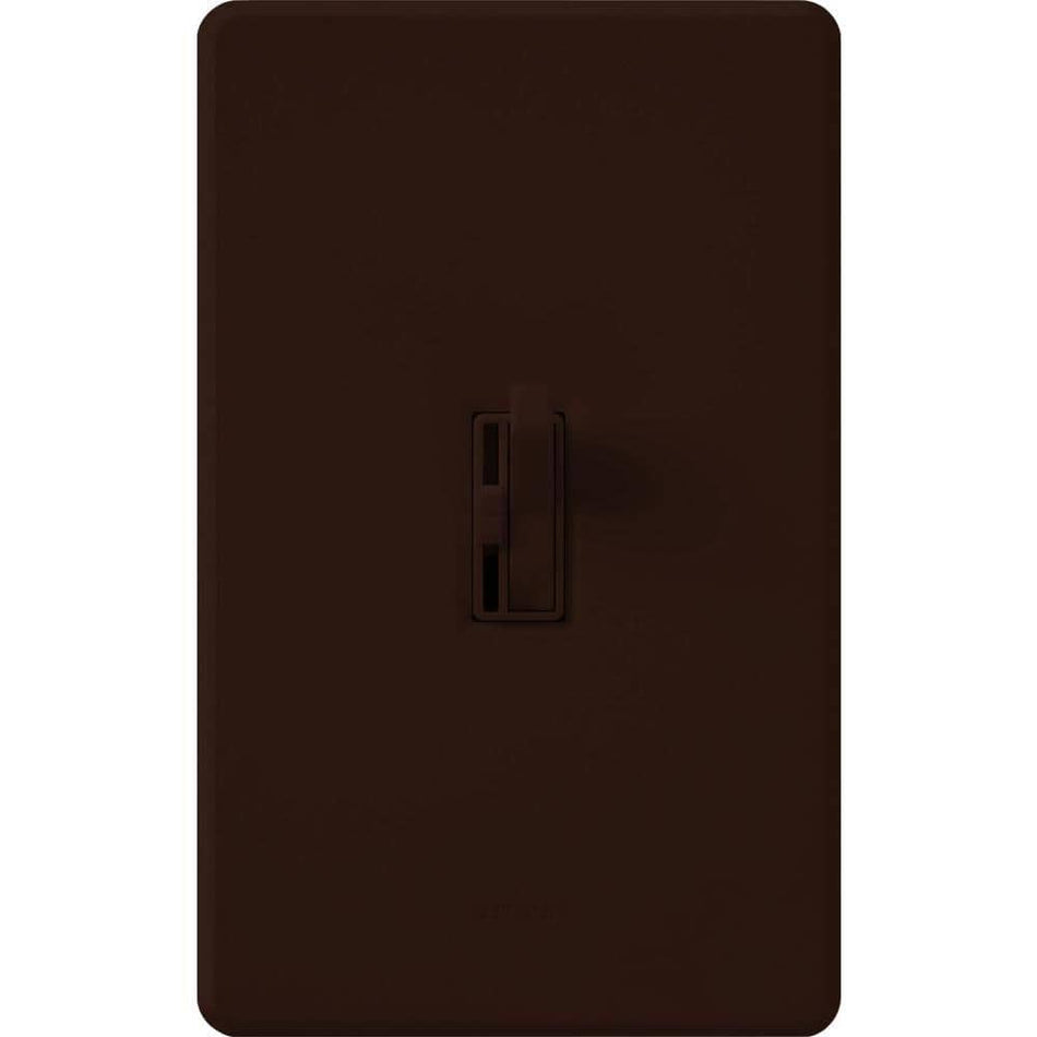 Lutron Toggler Fan Control, Quiet 3-Speed Slide, 1.5-Amp Single-Pole/3-Way, Brown (AYFSQ-F-BR)