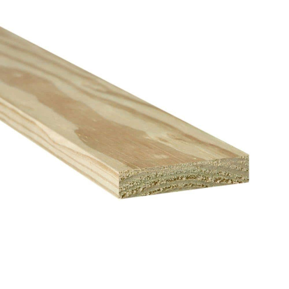 WeatherShield 1 in. x 4 in. x 4 ft. Appearance Grade Pressure-Treated Board Southern Yellow Pine Lumber