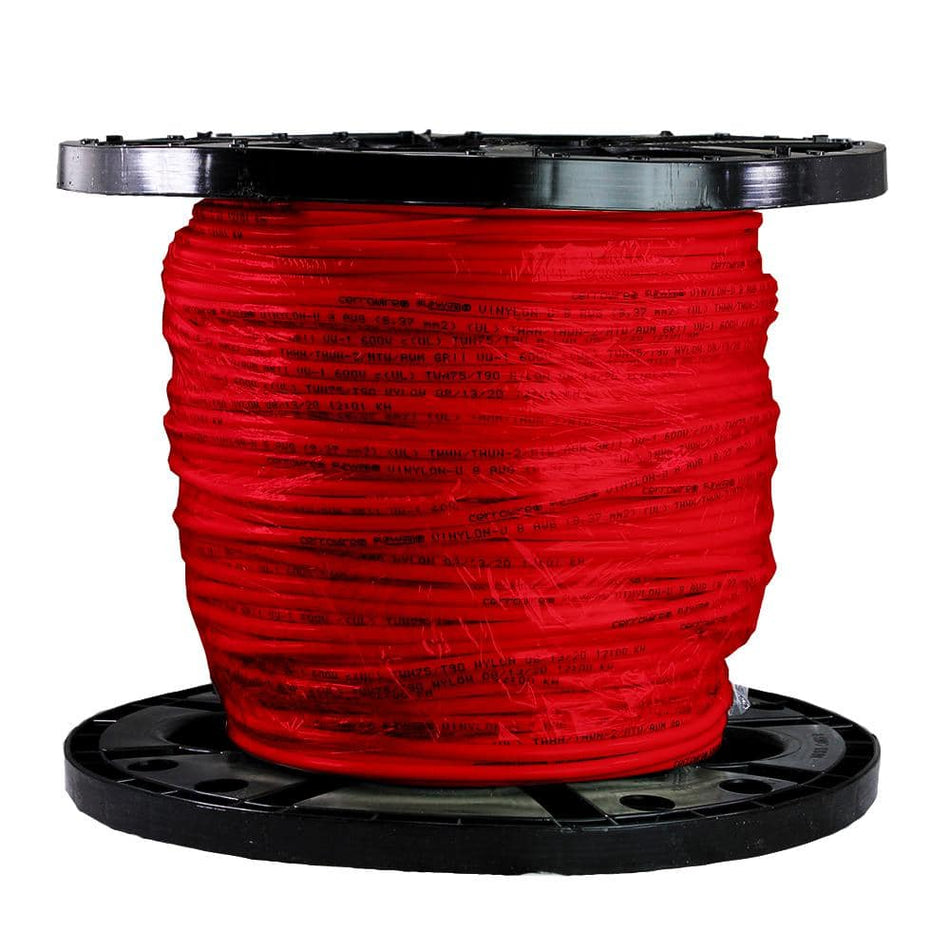 Cerrowire 500 ft. 8 Gauge Red Stranded Copper THHN Wire