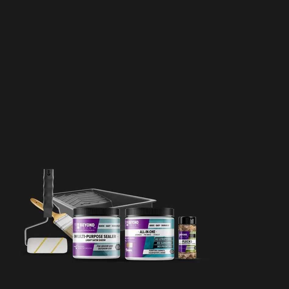 BEYOND PAINT 1 pt. Licorice Multi-Surface All-In-One Countertop Makeover Refinishing Kit