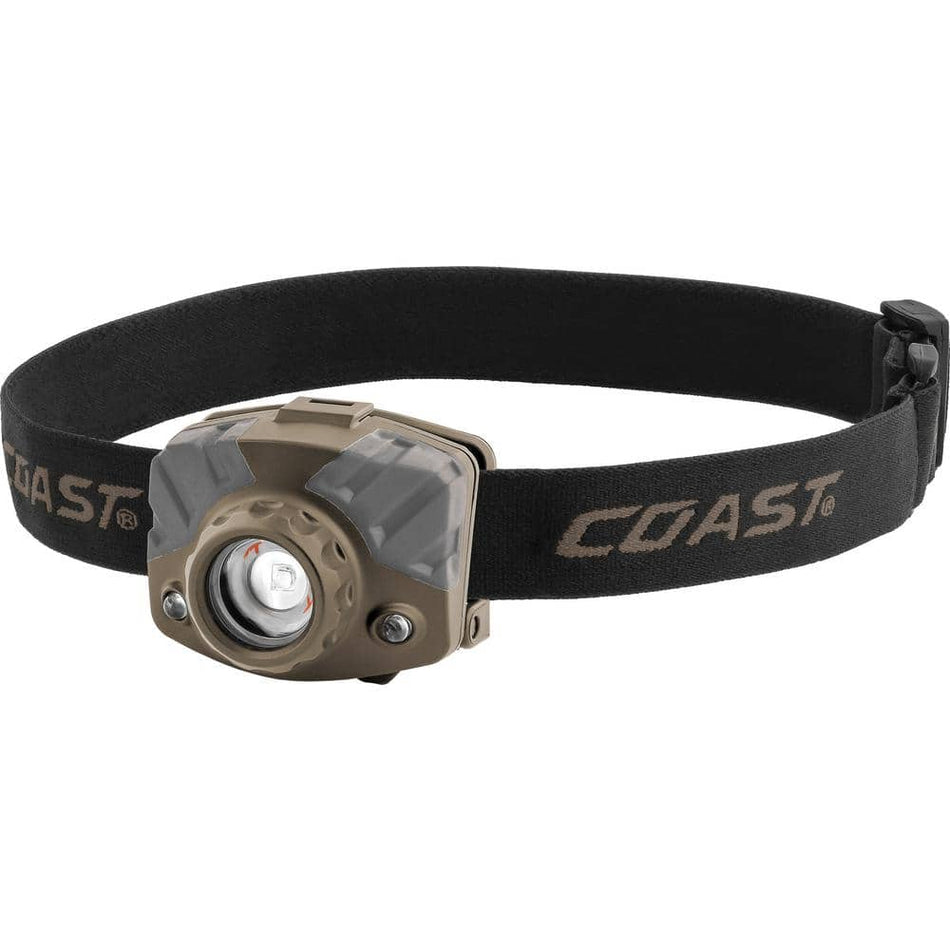 Coast FL68 400 Lumens Tri-Color LED Headlamp