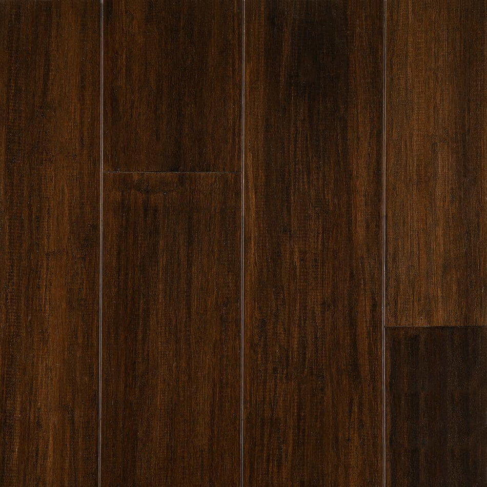 OptiWood Cognac 1/4 in. T x 5.1 in. W Hand Scraped Engineered Bamboo Flooring (11.6 sqft/case)