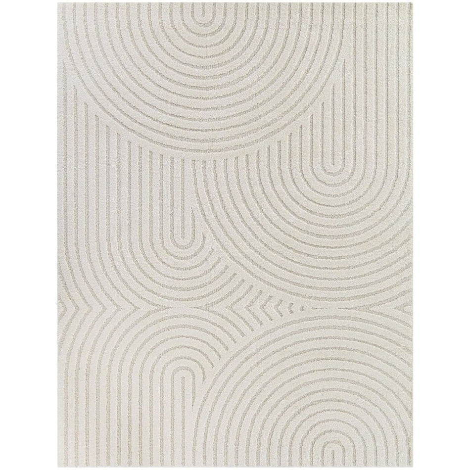 BALTA Caserio Cream 7 ft. 10 in. x 10 ft. Abstract Area Rug