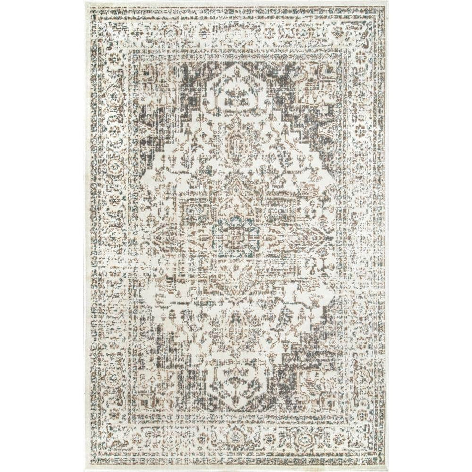 nuLOOM Vintage Tanith Cream 9 ft. x 12 ft. Area Rug