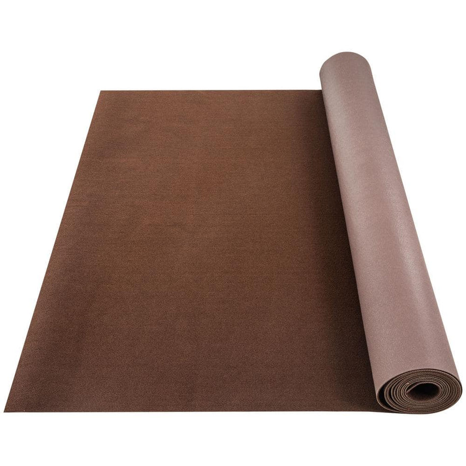 VEVOR Indoor Outdoor Carpet 6 ft. W x 23 ft. L Indoor/Outdoor Area Rug Water-Proof Carpet Roll, Deep Brown