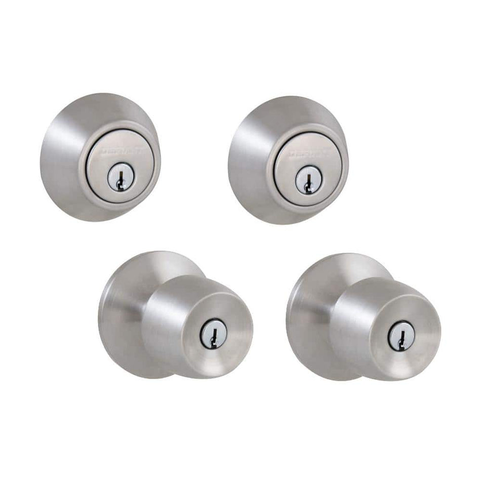 Defiant Option2 Valueywine Stainless Steel Single Cylinder Keyed Entry Project Pack