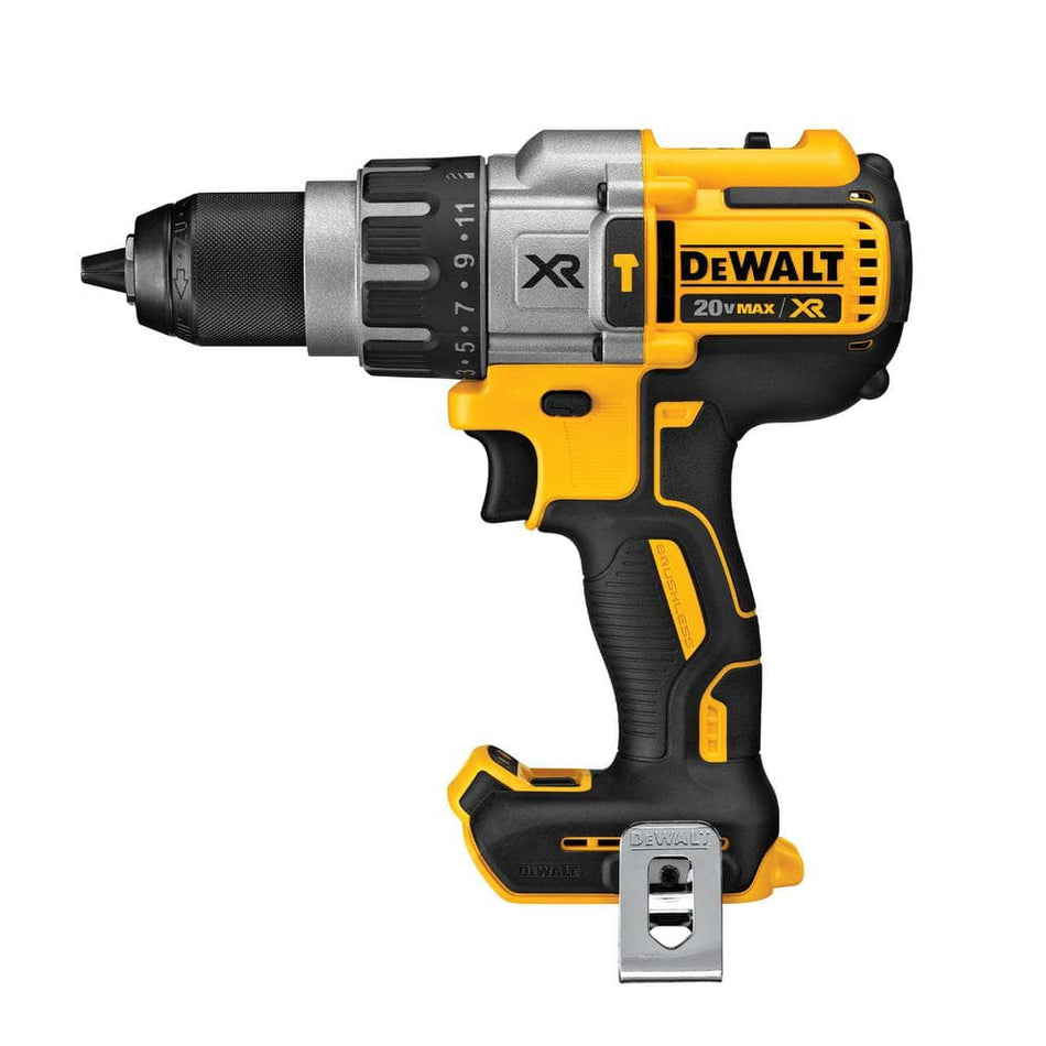 DEWALT 20V MAX XR Cordless Brushless 3-Speed 1/2 in. Hammer Drill (Tool Only)