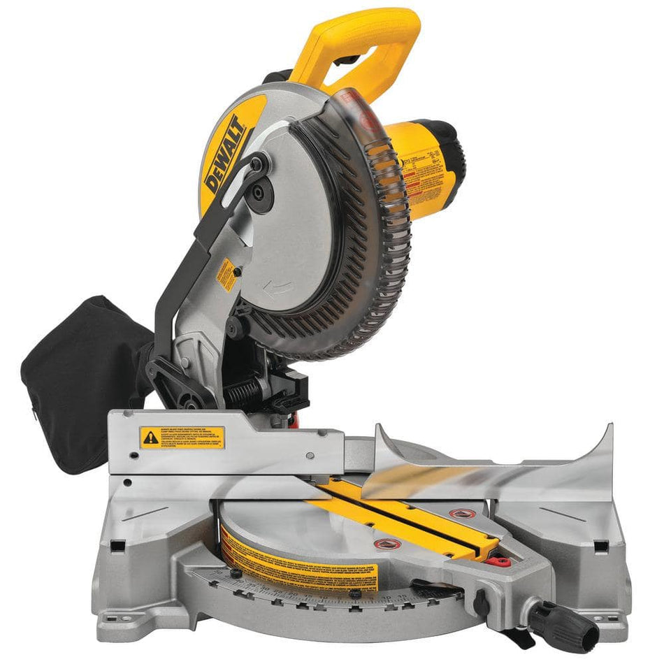 DEWALT 15 Amp Corded 10 in. Compound Single Bevel Miter Saw