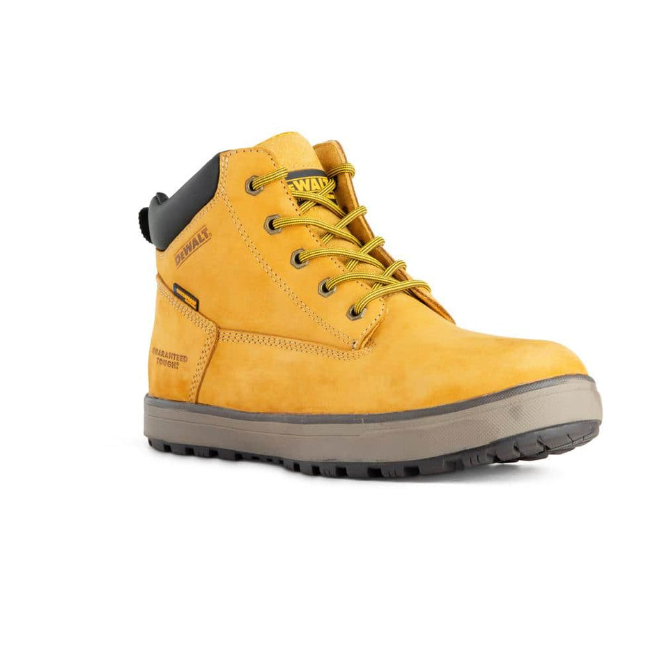 DEWALT Men's Helix WP Waterproof 6 in. Work Boots - Steel Toe - Wheat Size 10(M)