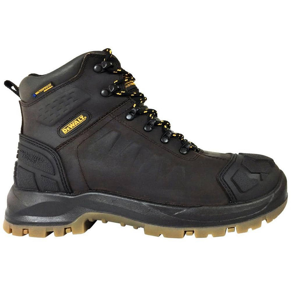 DEWALT Men's Jackson Waterproof 6 in. Work Boots - Steel Toe - Brown (10)W