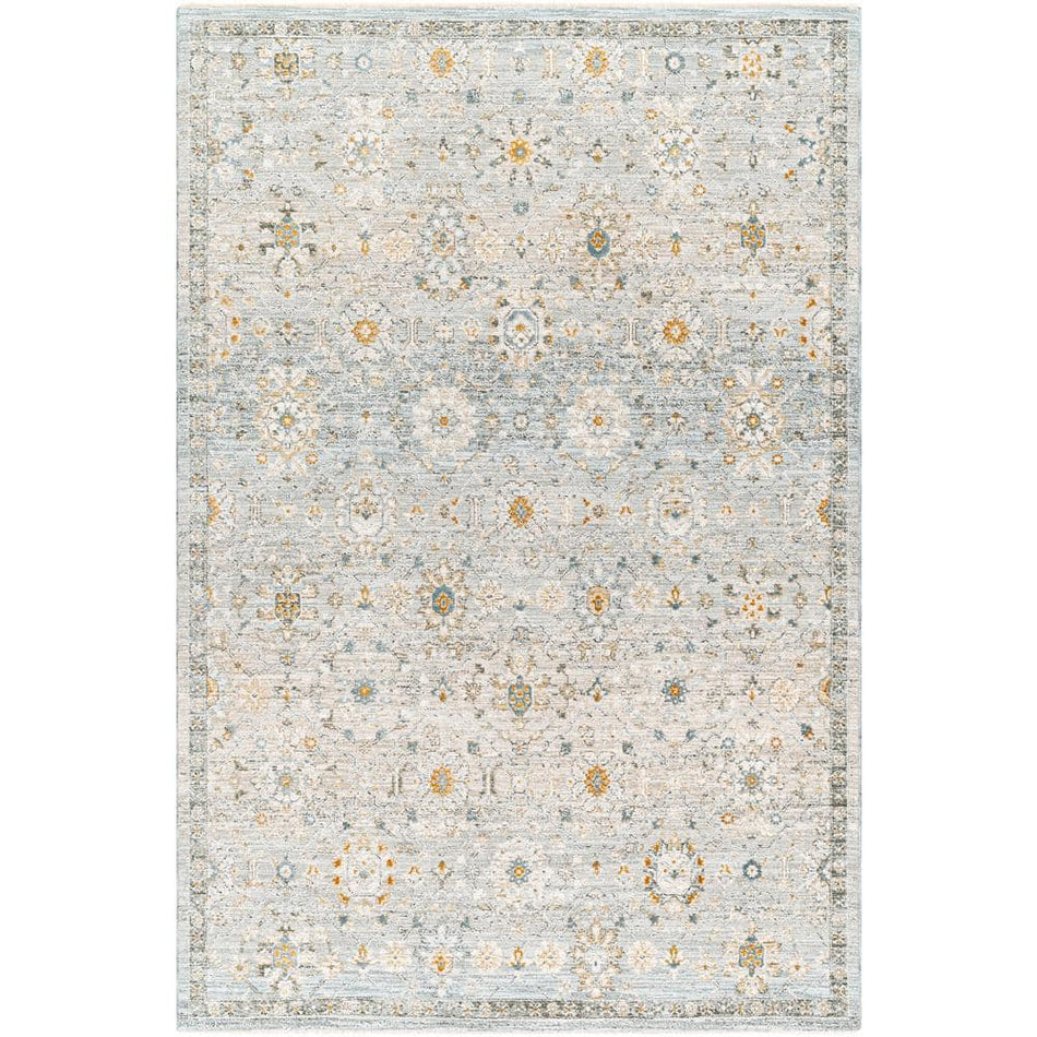 Home Decorators Collection Rosamond Gray/Blue 7.83 ft. x 10.25 ft. Area Rug